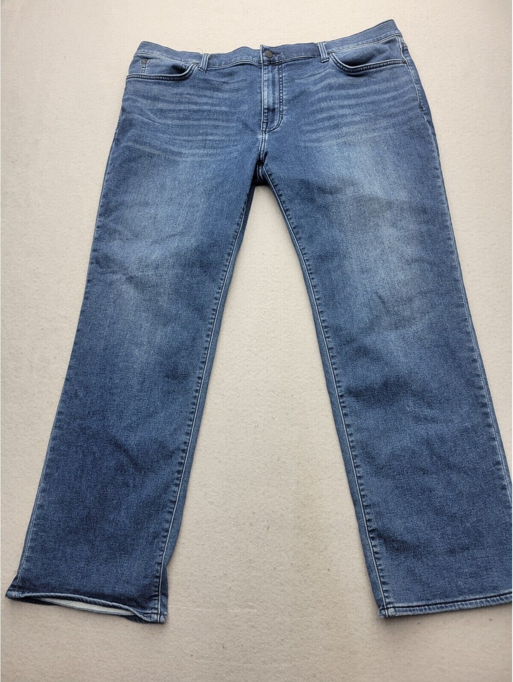 Joes Women Jeans 42 Blue Straight Medium Wash Cotton Blend Mid Pockets Classic